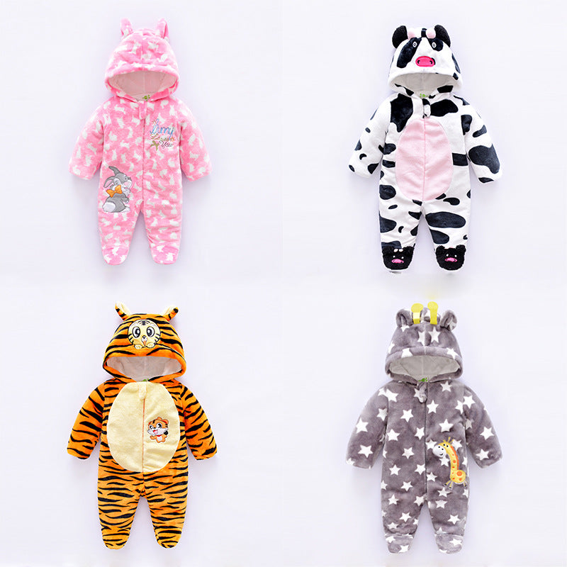 Baby Animal Jumpsuit | Baby Winter Jumpsuit | Tiny &amp; Trending