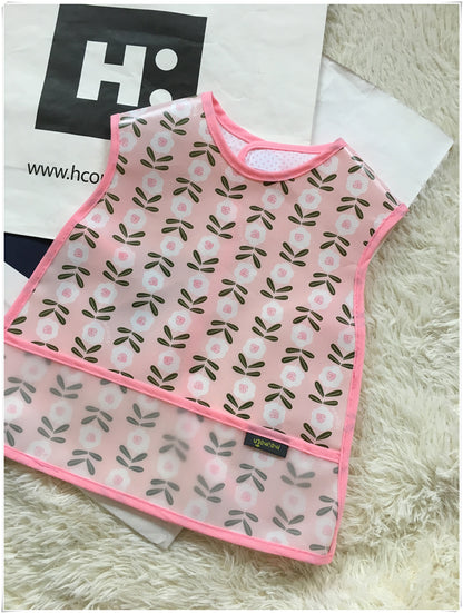 Baby Eating Waterproof Sleeveless Bib Gown