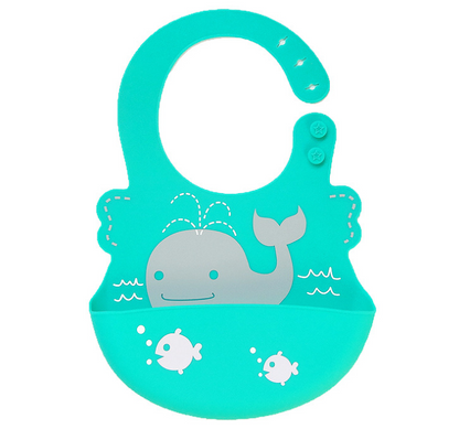 Baby Silicone Bibs | Baby Silicone Feeding Bibs | Tiny &amp; Trending