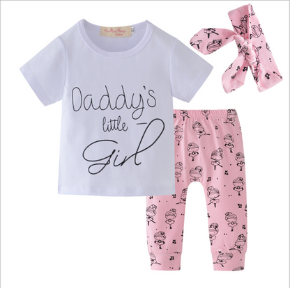 Baby Girls Pant Suit | Baby Girls T-Shirt &amp; Pants | Tiny &amp; Trending