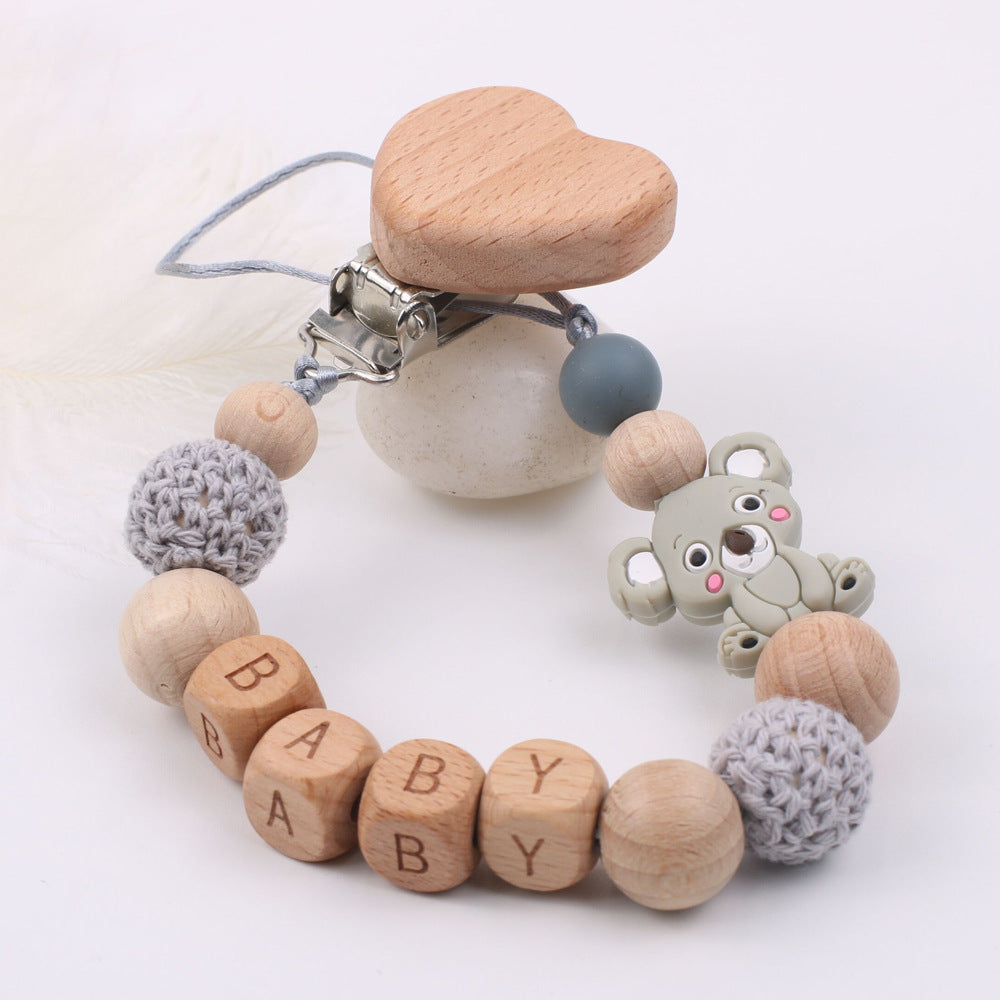 Baby Wood Chain | Baby Wood Chain Clip | Tiny &amp; Trending