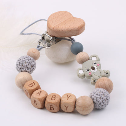 Baby Wood Chain | Baby Wood Chain Clip | Tiny &amp; Trending