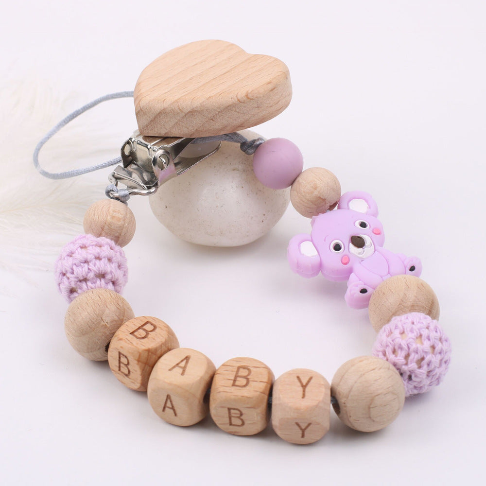 Baby Wood Chain | Baby Wood Chain Clip | Tiny &amp; Trending