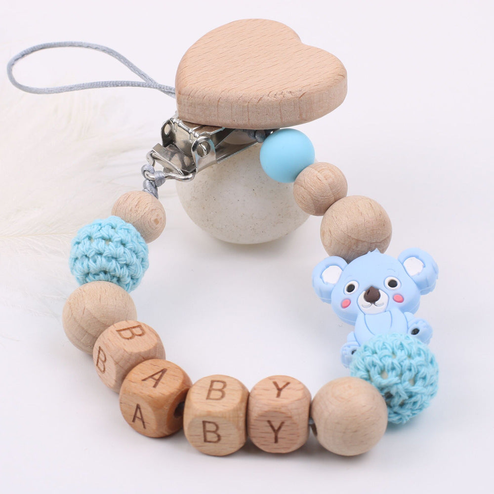 Baby Wood Chain | Baby Wood Chain Clip | Tiny &amp; Trending