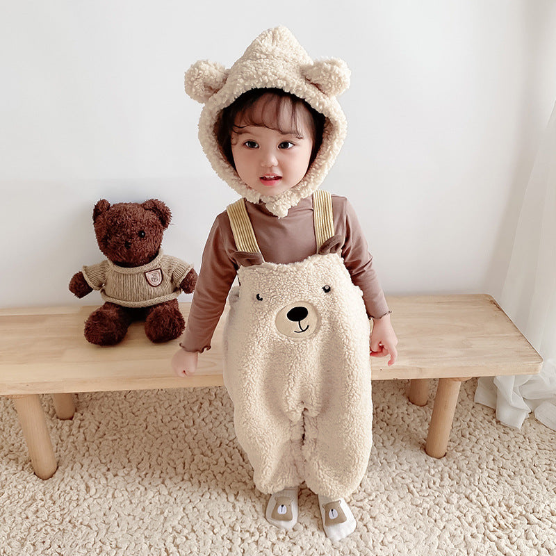 Baby Winter Jumpsuit | Baby Bear Jumpsuit | Tiny &amp; Trending