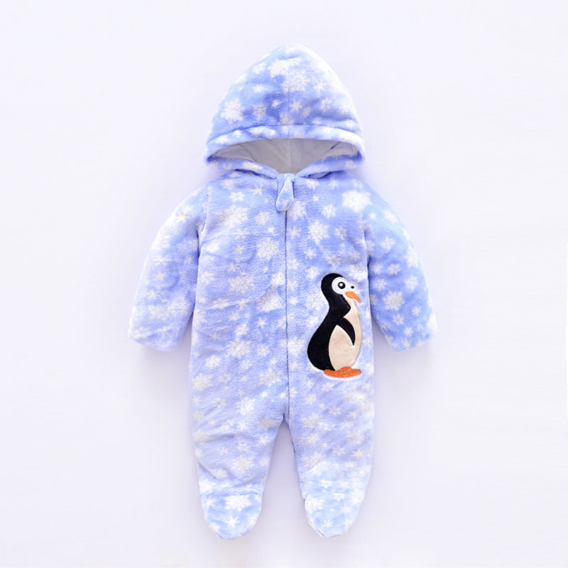 Baby Animal Jumpsuit | Baby Winter Jumpsuit | Tiny &amp; Trending