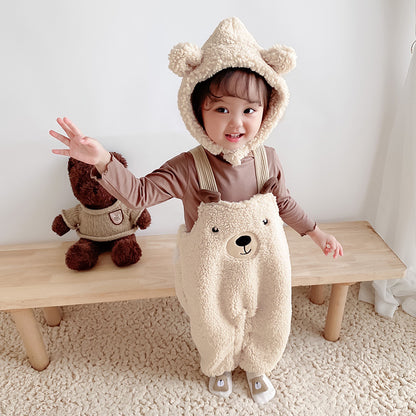 Baby Winter Jumpsuit | Baby Bear Jumpsuit | Tiny &amp; Trending