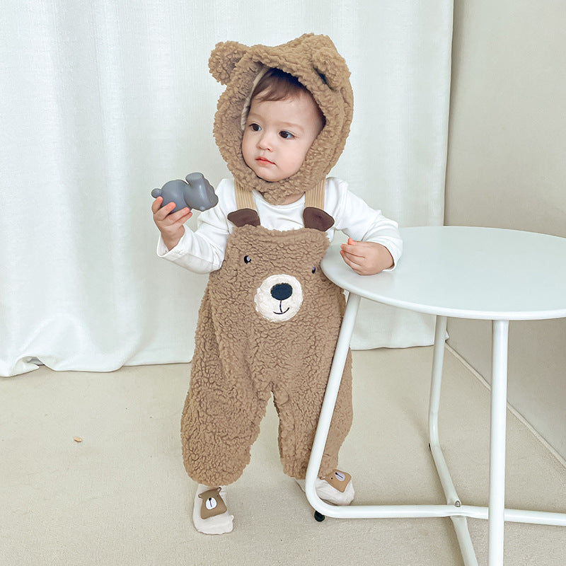 Baby Winter Jumpsuit | Baby Bear Jumpsuit | Tiny &amp; Trending